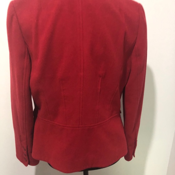 Vintage Red wool blend blazer - Picture 6 of 6